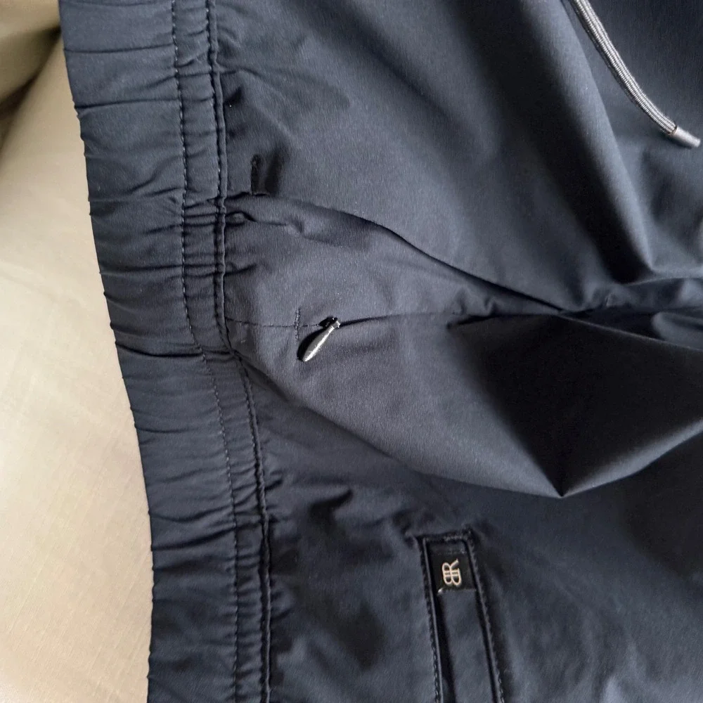 Banana Republic XXL Black Performance Jogger Pants Drawstring Activewear